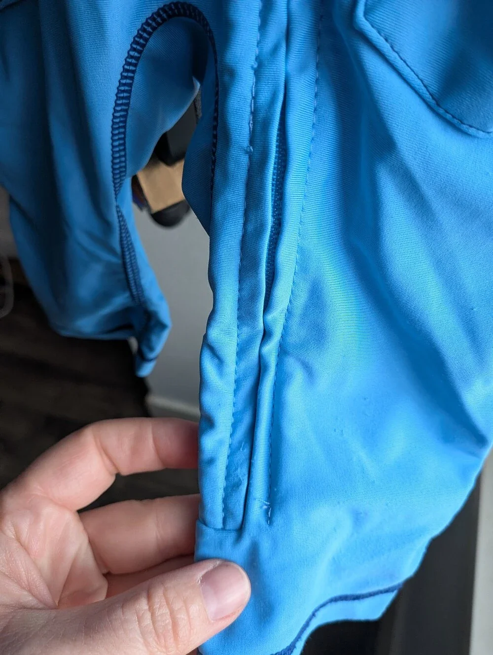 UV Skinz Hooded Swim Romper Sun Suit Blue 2T UPF 50+ Long Sleeve Full Zip